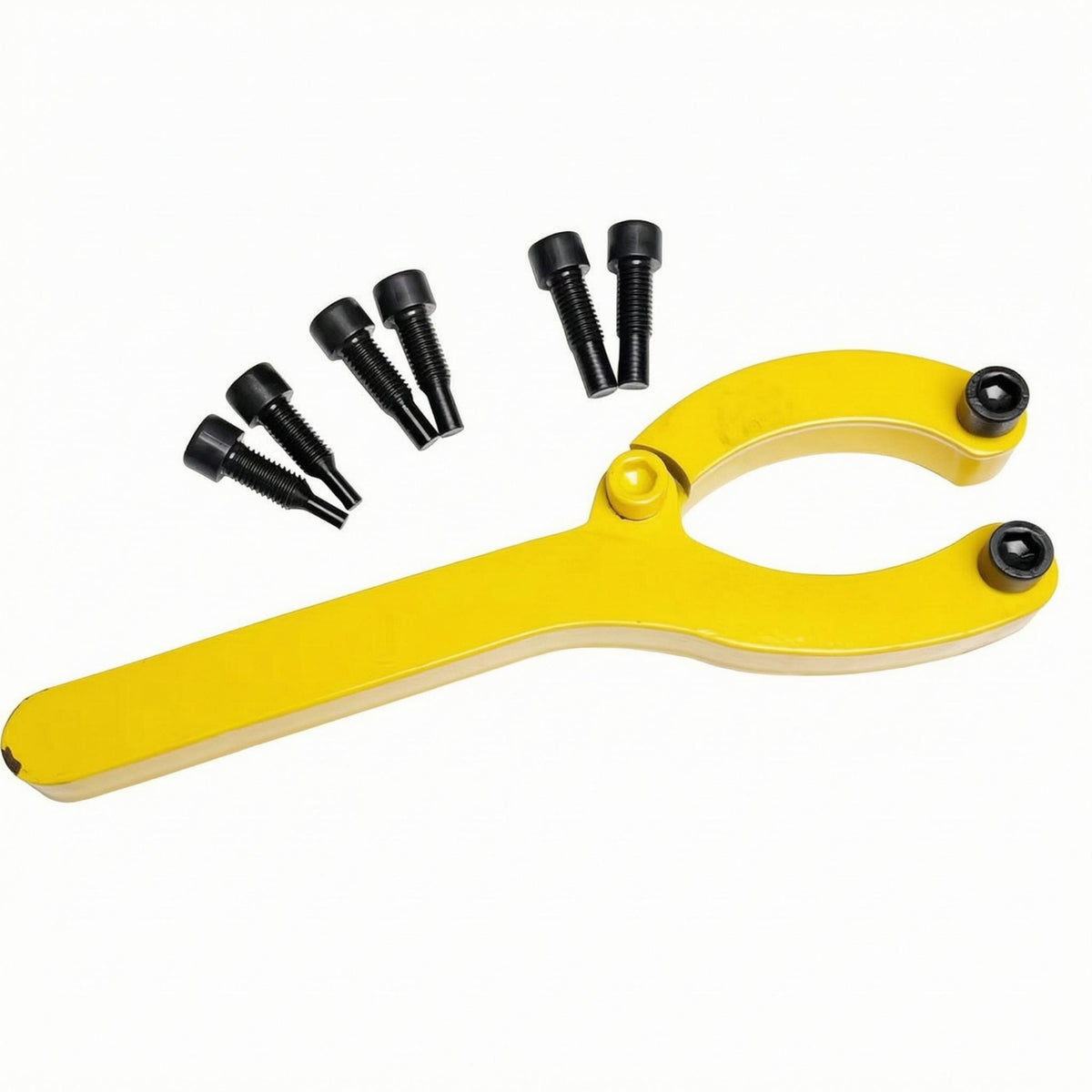 Cast Steel Hydraulic Cylinder Wrench Thickened Hydraulic Seal Wrench Hard-Wearing Cylinder Seal Remover Extended Handle