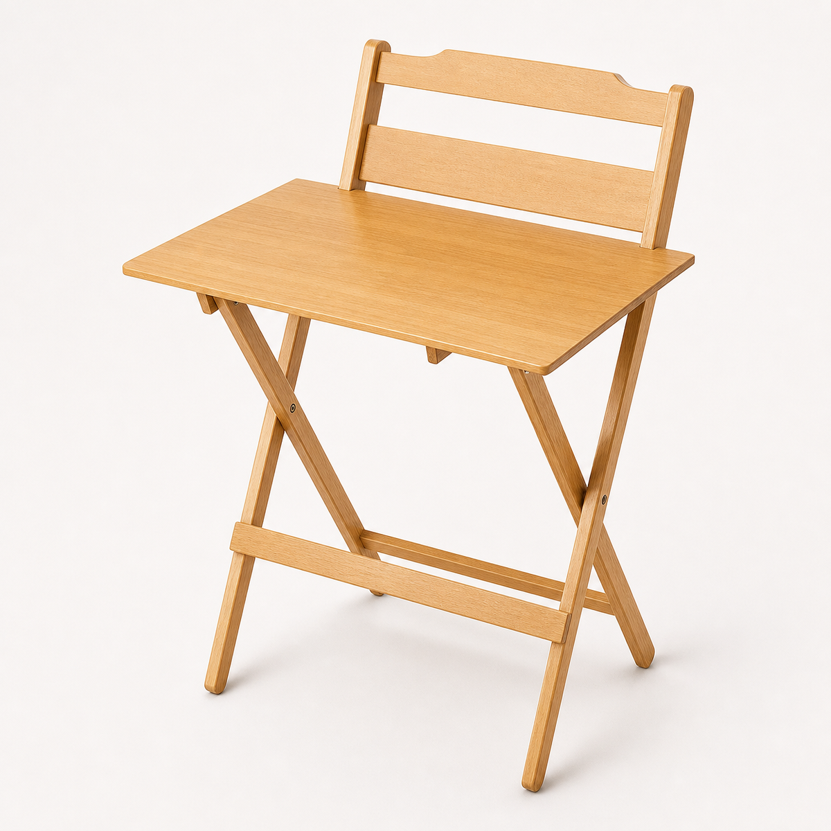 Foldable Bamboo Study Desk for Children and Adults, Adjustable Height, Multiple Sizes