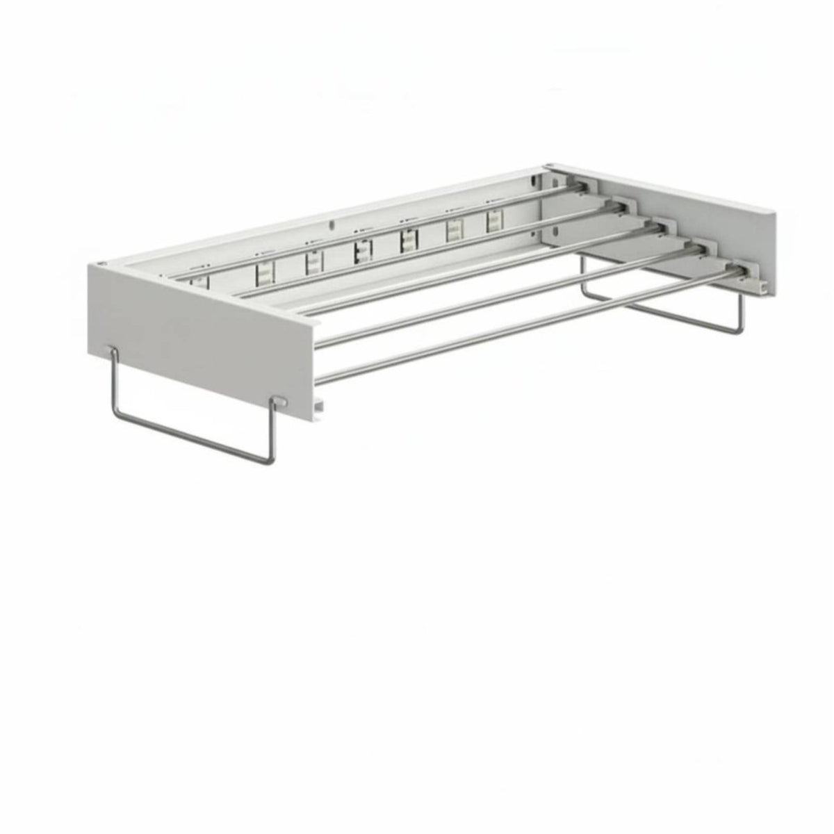 Retractable Wall-Mounted Drying Hanger Easy Installation Clothes Airer