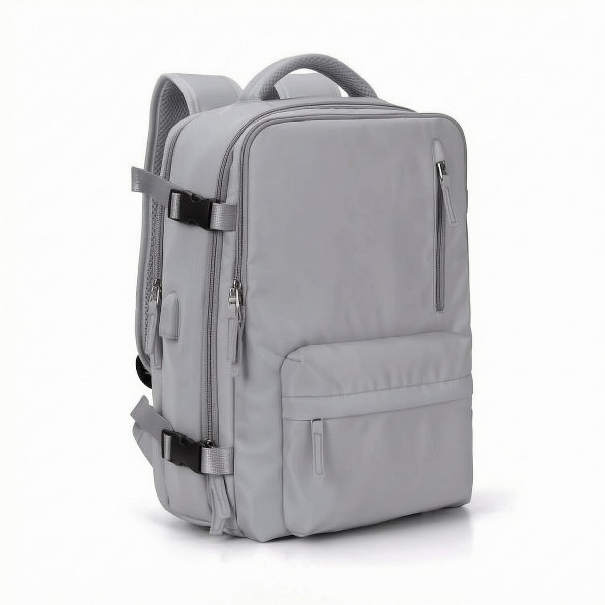 Water-Resistant Travel Laptop Backpack USB Charging Organized Travel Backpack Anti-Theft Luggage Item Mesh Back Panel