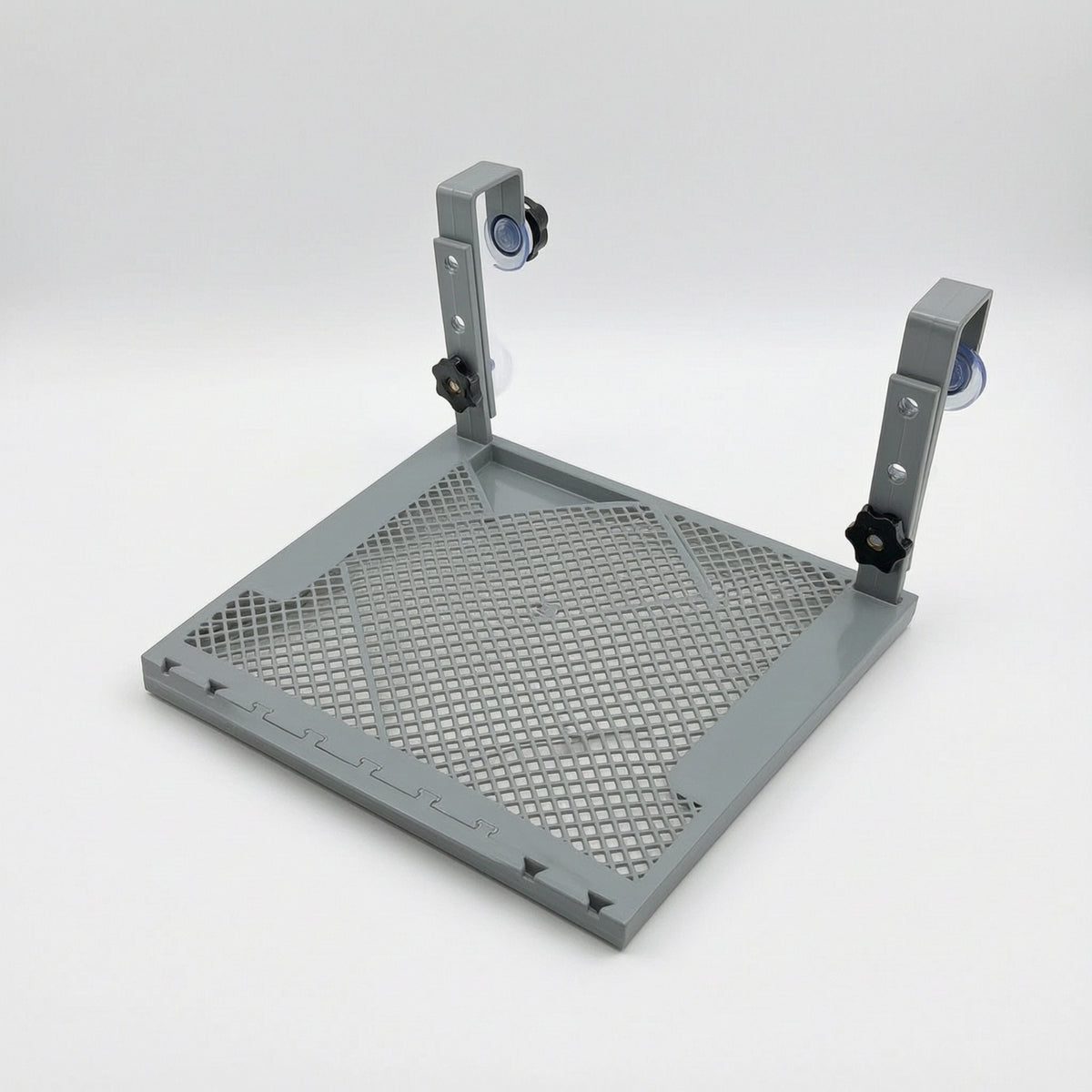 Turtle Basking Platform with Ramp Adjustable Hanging Turtle Platform with Suction Cups for Reptile Keepers