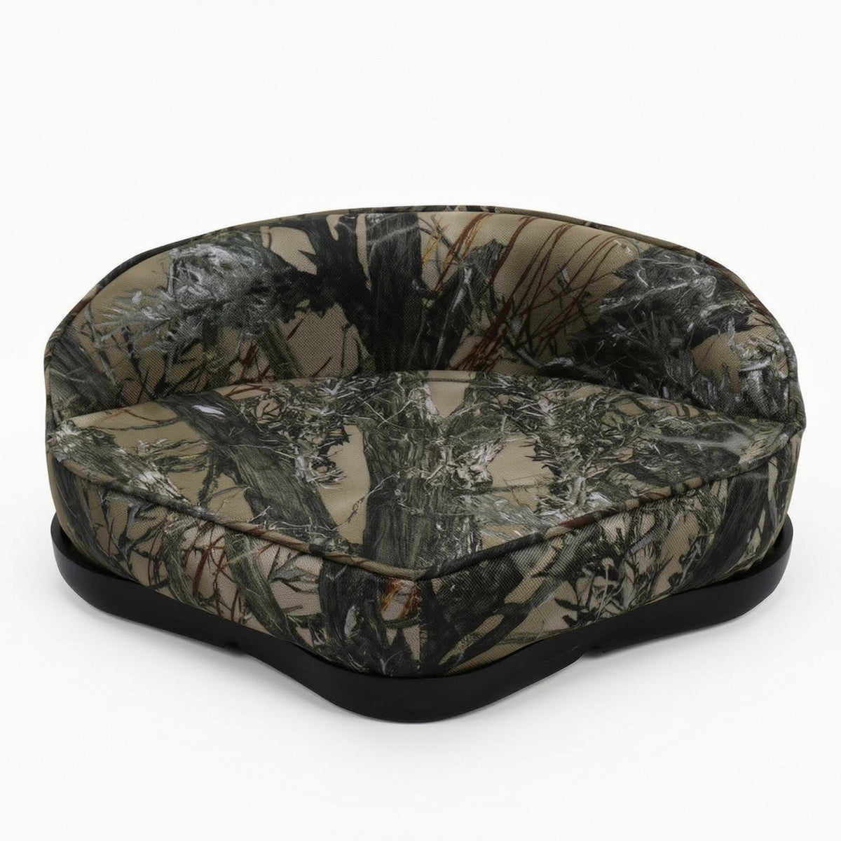 Triangular Boat Seat with Backrest Space-Saving for Anglers, Boaters, Skiffs