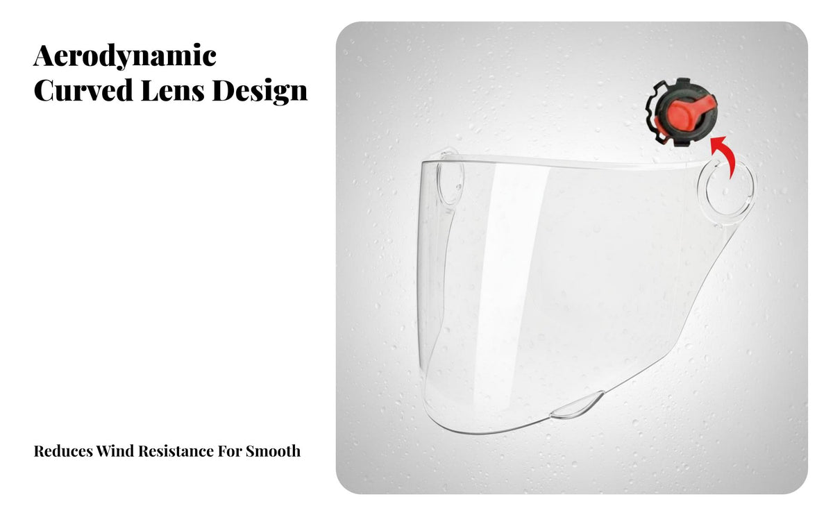 Helmet Visor Sun Protection Replacement Helmet Lens Windproof Tinted Face Visor for Riders, Motorcyclists, Outdoor