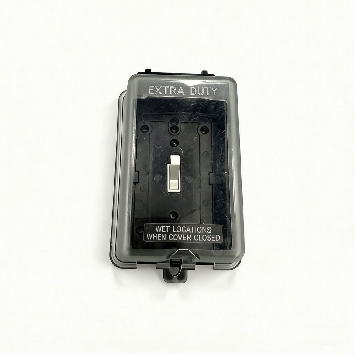 Weatherproof Waterproof Switch with Aluminum Box Heavy Duty Switch with Shielded Cover Industrial Metallic Finish for Electricians, Laboratories