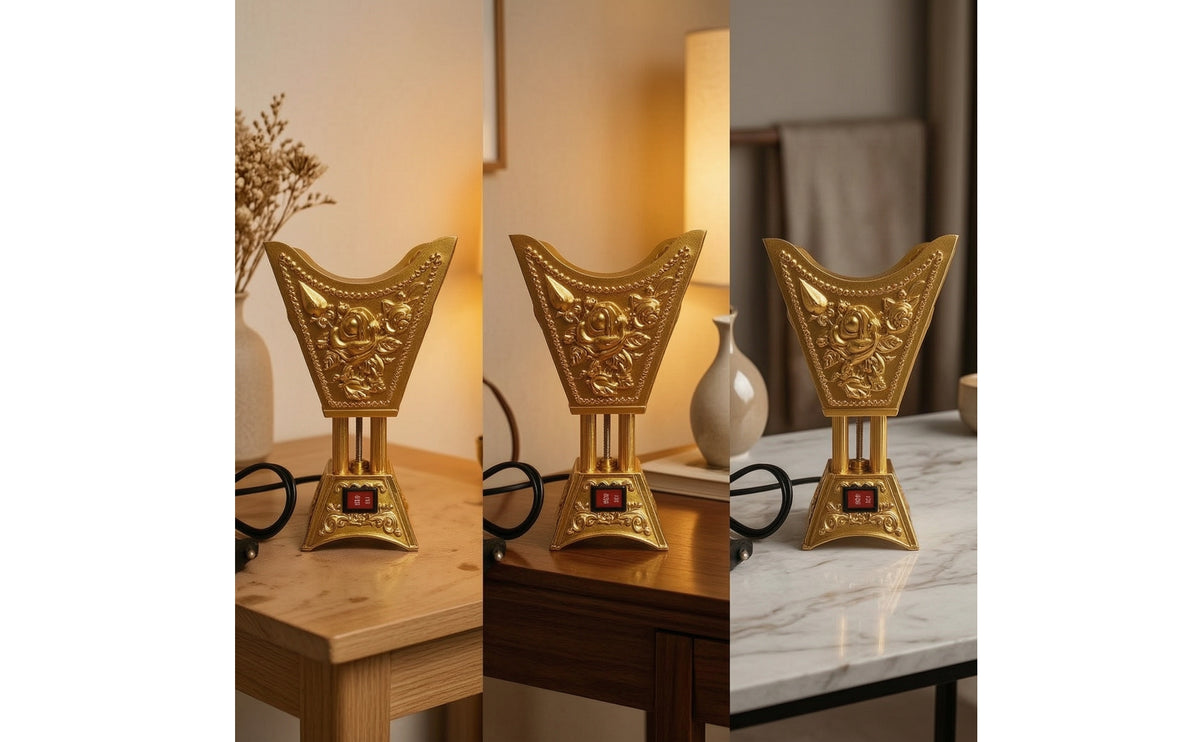 Electric Incense Burner Decorative Electrically Powered Incense Burner Scent Heater Flameless Censer Safe for Prayer Corner