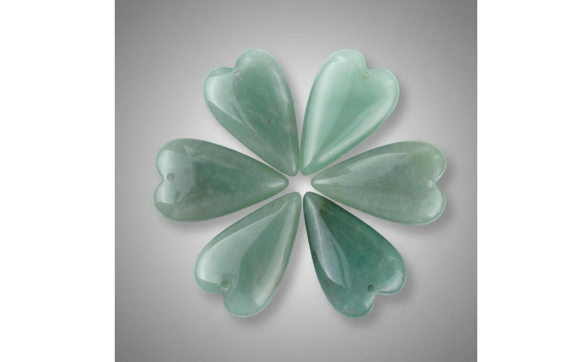 Bulk Pack Heart Shaped Stone Charm DIY Friendly Heart Shaped Stone Pendants Polished Finish Craft Components for Couples
