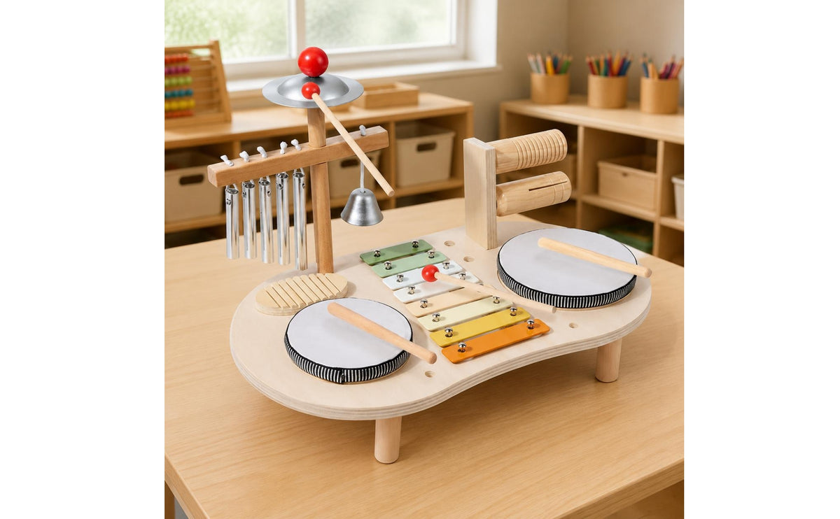 Rhythm Music Set Educational Preschool Music Instrument Set for Young Children