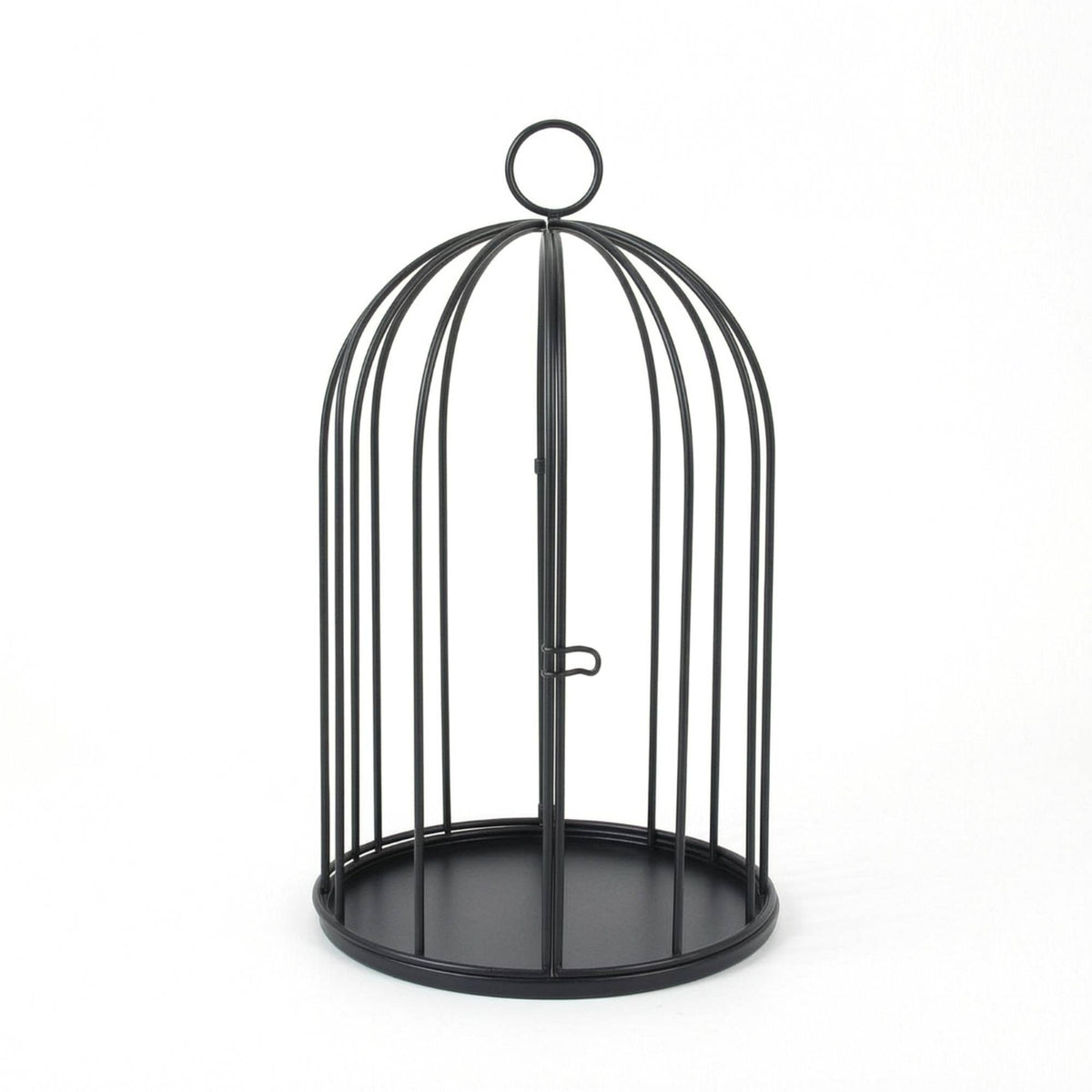 Decorative Birdcage Domed Metal Display Cage Hanging Round Bird Cage for Table Decor
