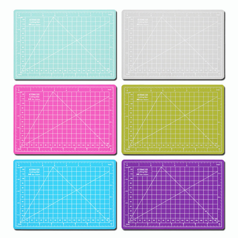 A5 Self-Healing PVC Cutting Mat with Grid Lines for Crafts, Modeling, and Carving