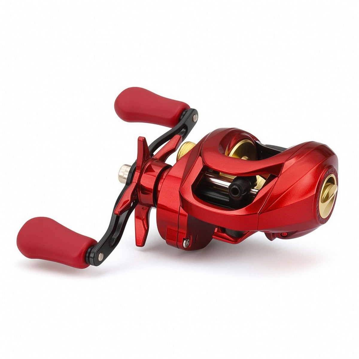 Low-Profile Baitcasting Reel Ultra-Light Low-Profile Casting Reel Baitcaster Metal Alloy Lightweight for Anglers