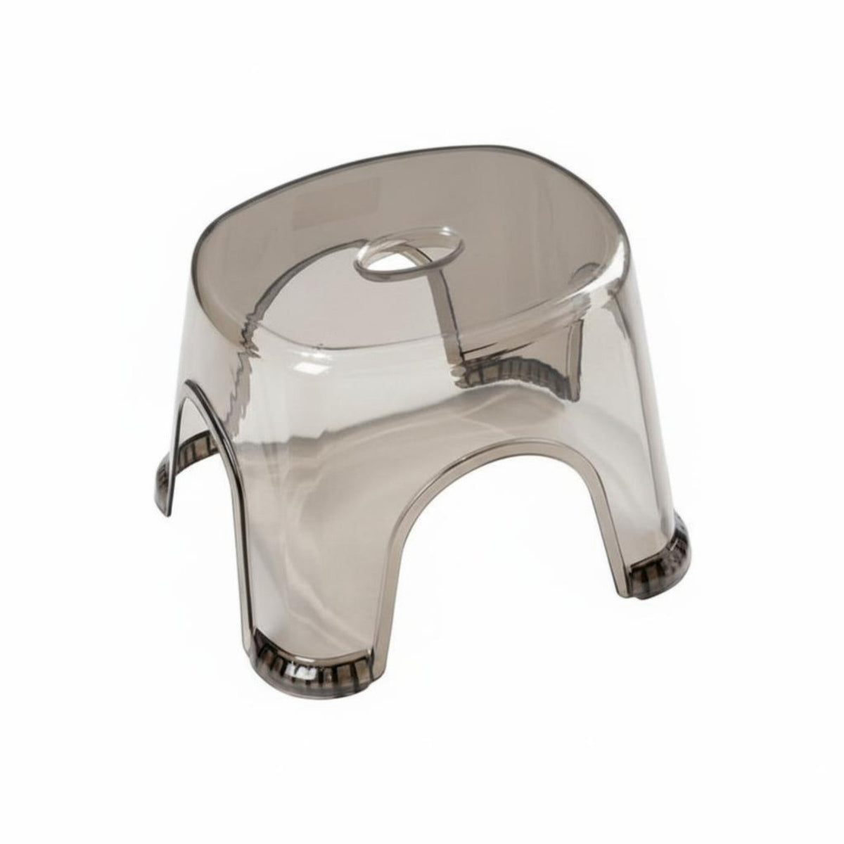 Multifunctional Clear Acrylic Stool Easy to Clean Transparent U-Shaped Stool adaptable Use Small Bench Space-Saving for Children, Design aficionados, homeowners, Bathroom, Living Room, Entryway, Bedroom