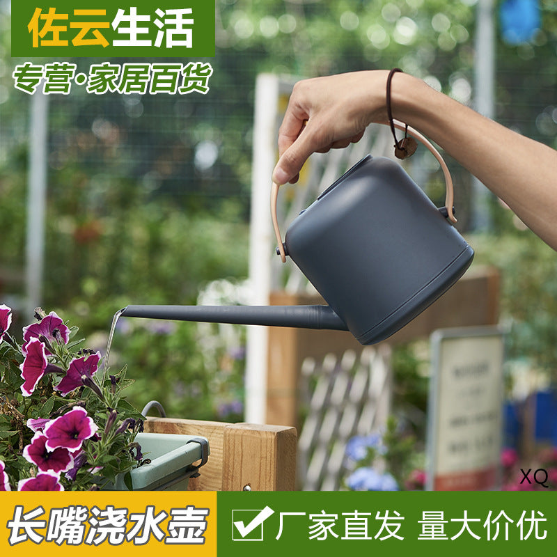 Large Capacity Plastic Watering Can for Garden and Indoor Plants