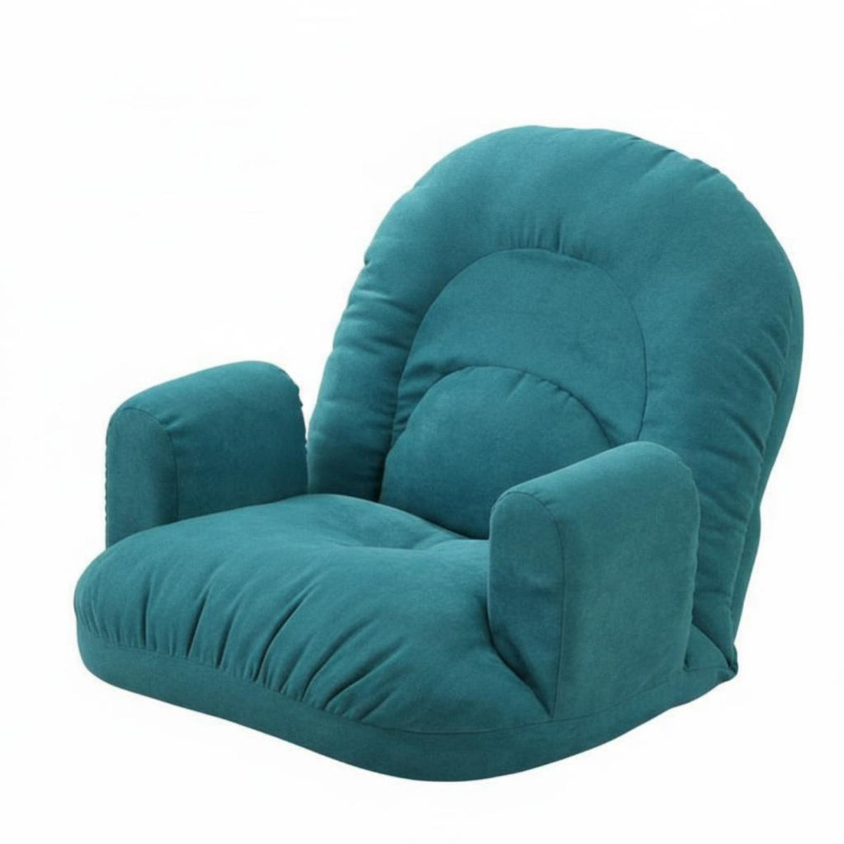 Ergonomic Back Support Adjustable Backrest Lounger Cushiony Cushioning Adjustable Chaise Lounge Thick Padding Floor Chair Breathable Material for Children, Students, Bay Window, Balcony, Living Room, Playroom