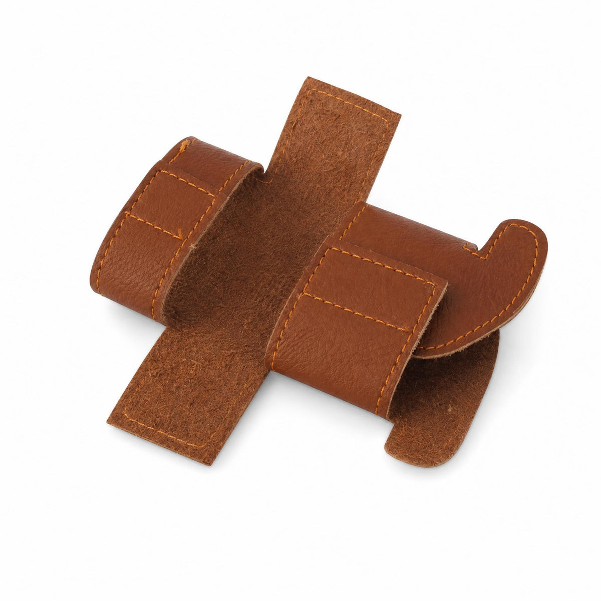 Safeguarding Trumpet Piston Protector Brown Trumpet Hand Protector Stitching Instrument Accessory Wrapping Design