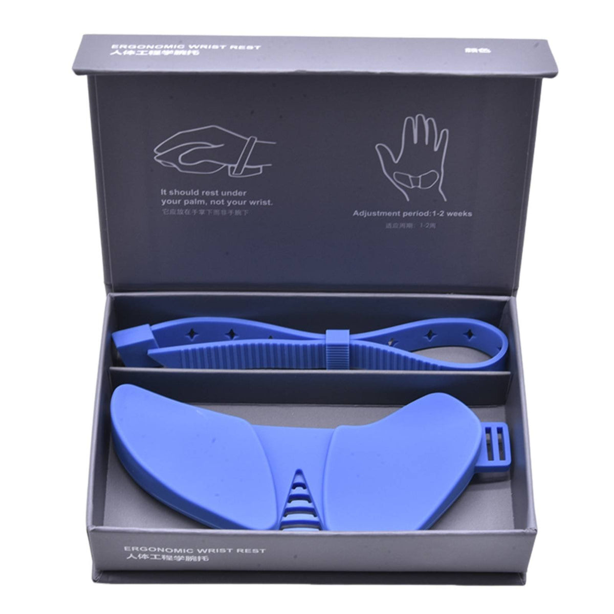 Wearable Wrist Rest Strap Ergonomic Hand Brace Detachable Computer Hand Support for Office Workers