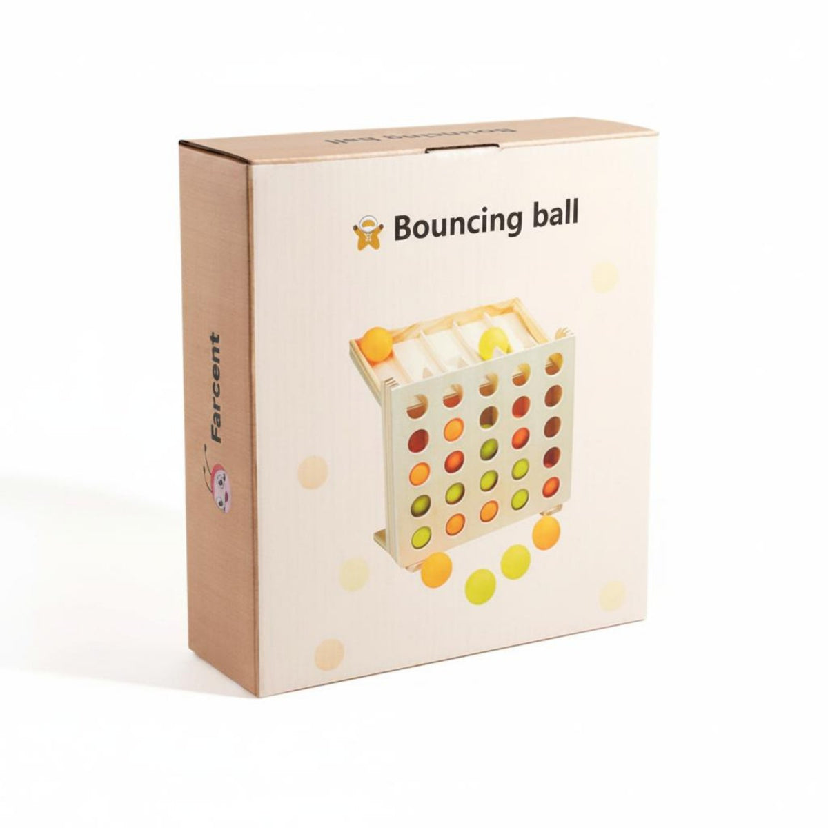 Educational Wooden Rebound Ball Game Interactive Bouncing Ball Game Skill-Based for Children