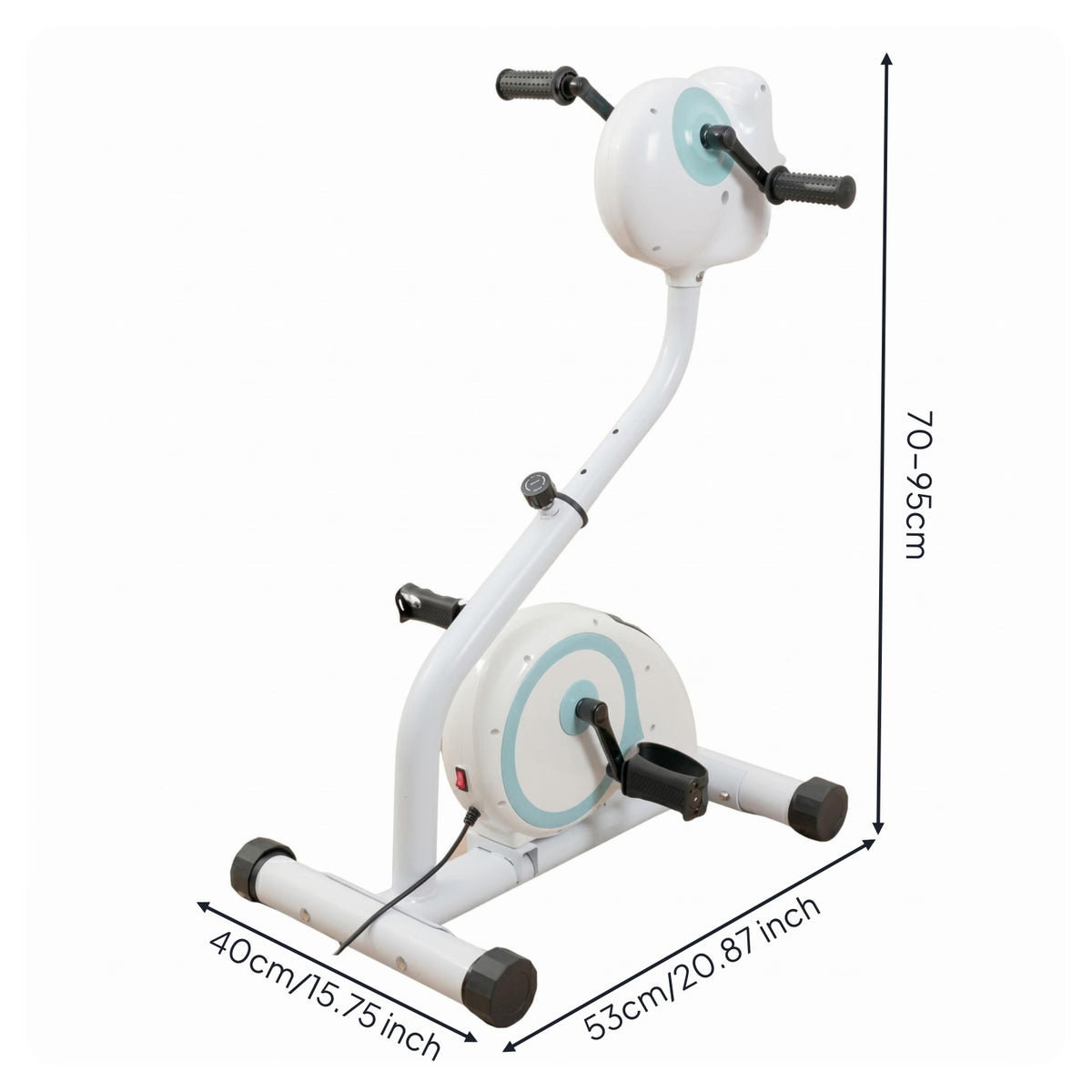 Assisted Movement Electric Rehab Exerciser Low Low Intensity Upper Lower Body Exerciser Distant Control Seated Exercise Coach Quiet Operation for Rehabilitation, Home