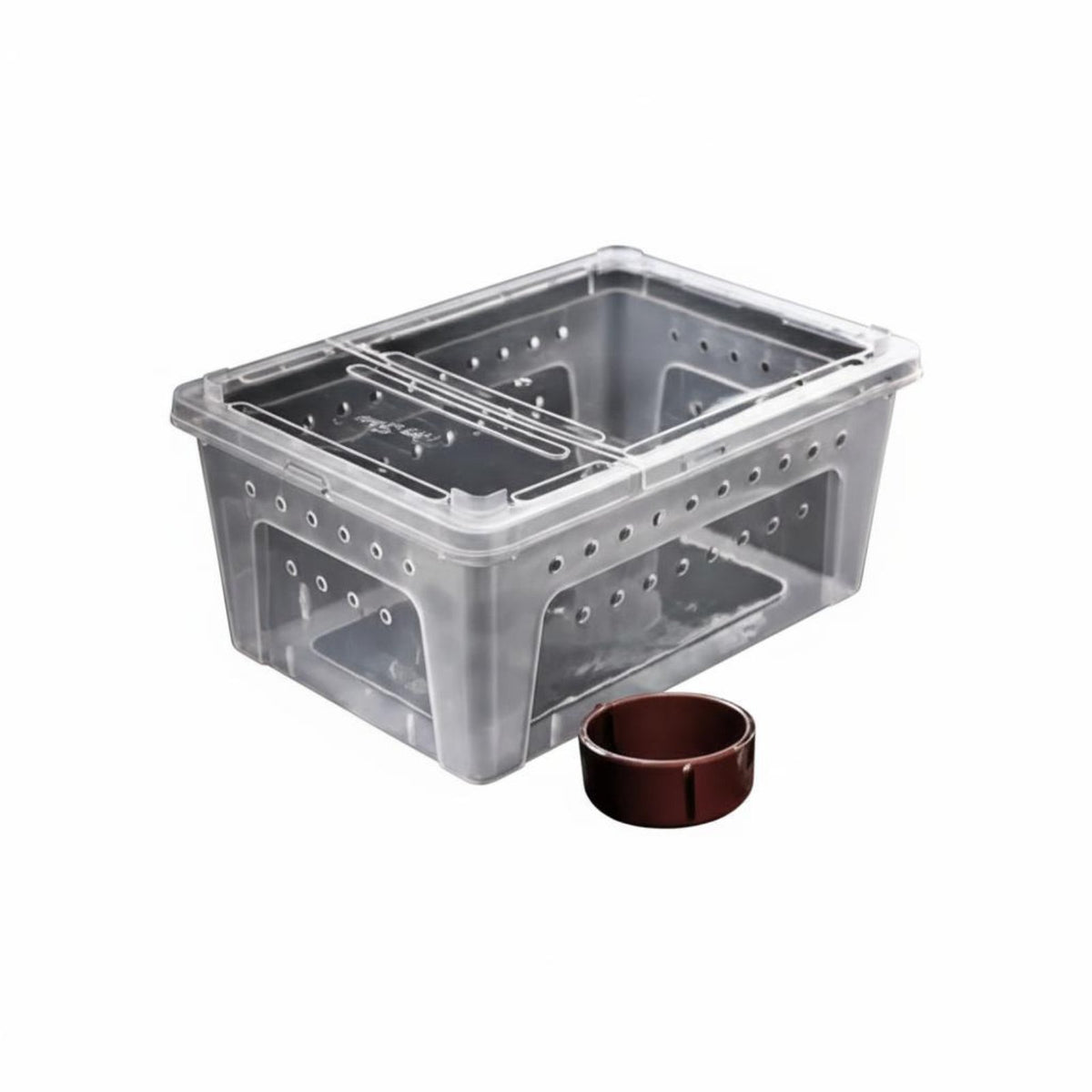 Reptile Breeding Box High Clearness Clear Arachnid Enclosure Easy to Hygienic Clear Reptile Box