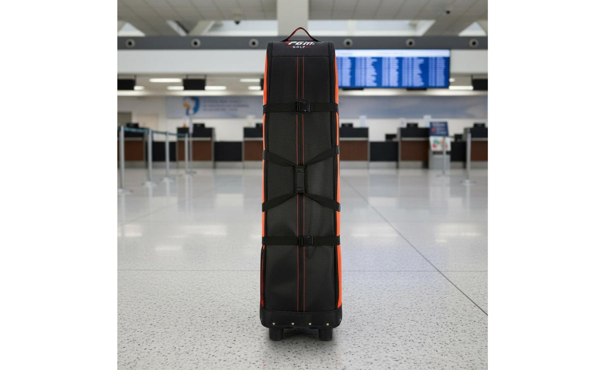 Wheeled Golf Travel Bag Lightweight Golf Club Travel Bag Portable Sports Luggage for Golfers, Airplane, Checked Luggage