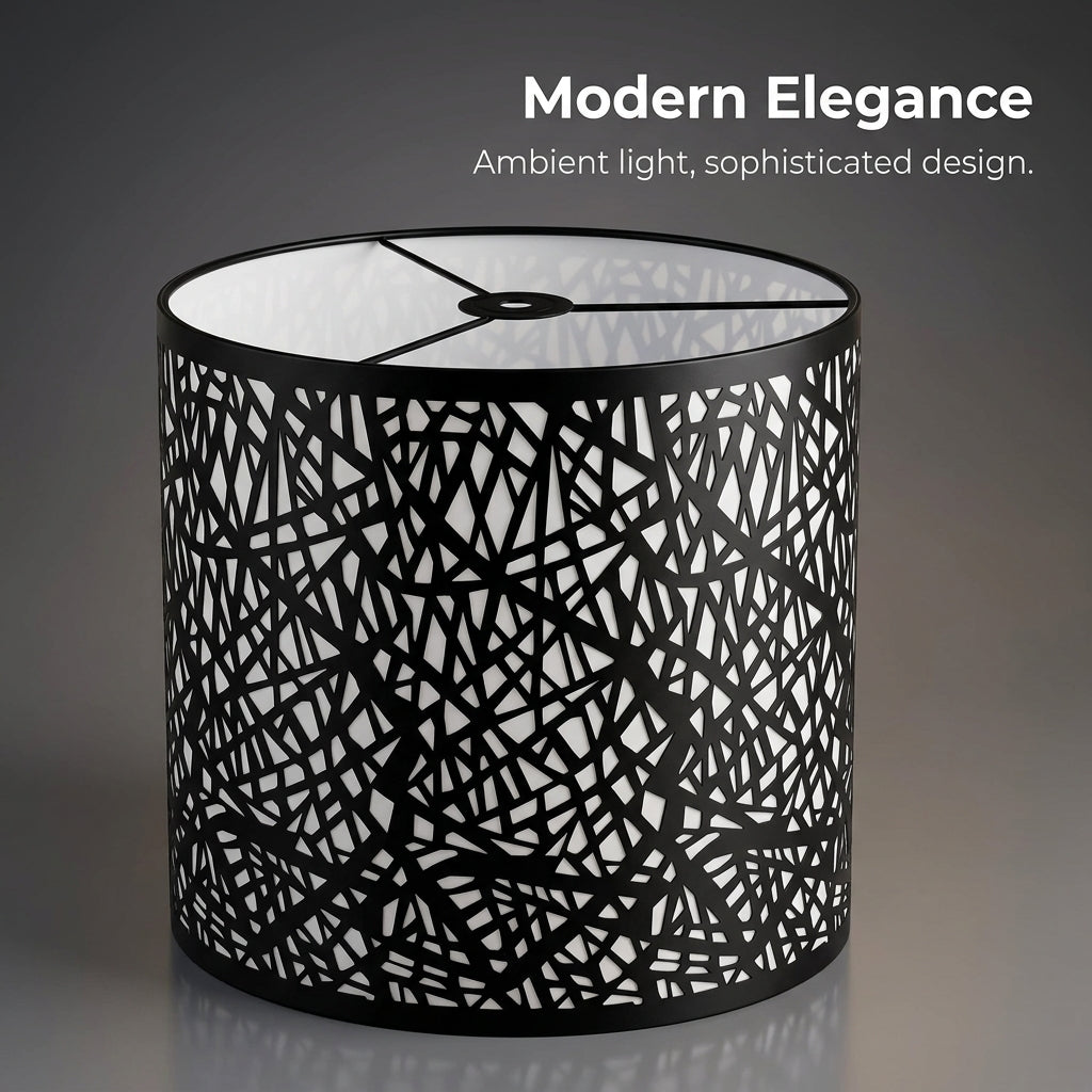 Lampshade for Table Lamps with Linen Material and E27 Fitting, Light Shade for Ceiling and Floor