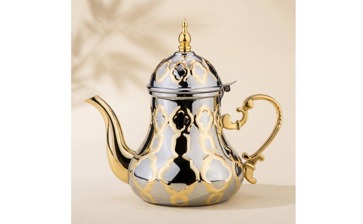 Stainless Steel Teapot Authentic Pot Sturdy Vessel for Home Decor