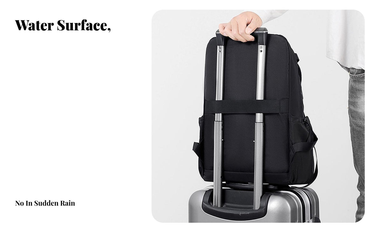 Men's Transit Backpack Large Capacity Laptop Backpack Lightweight Casual Laptop Rucksack for Commuters, Students, Commuting, Work