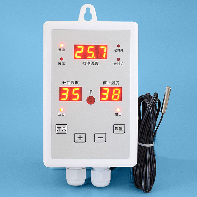 Bailong HS-670 Digital Temperature Controller for Farm Greenhouse Ventilation and Cooling