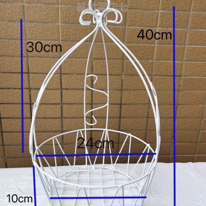铁艺架阳台户外垂吊花盆客厅布置花园挂盆悬挂式铁艺壁挂式花架