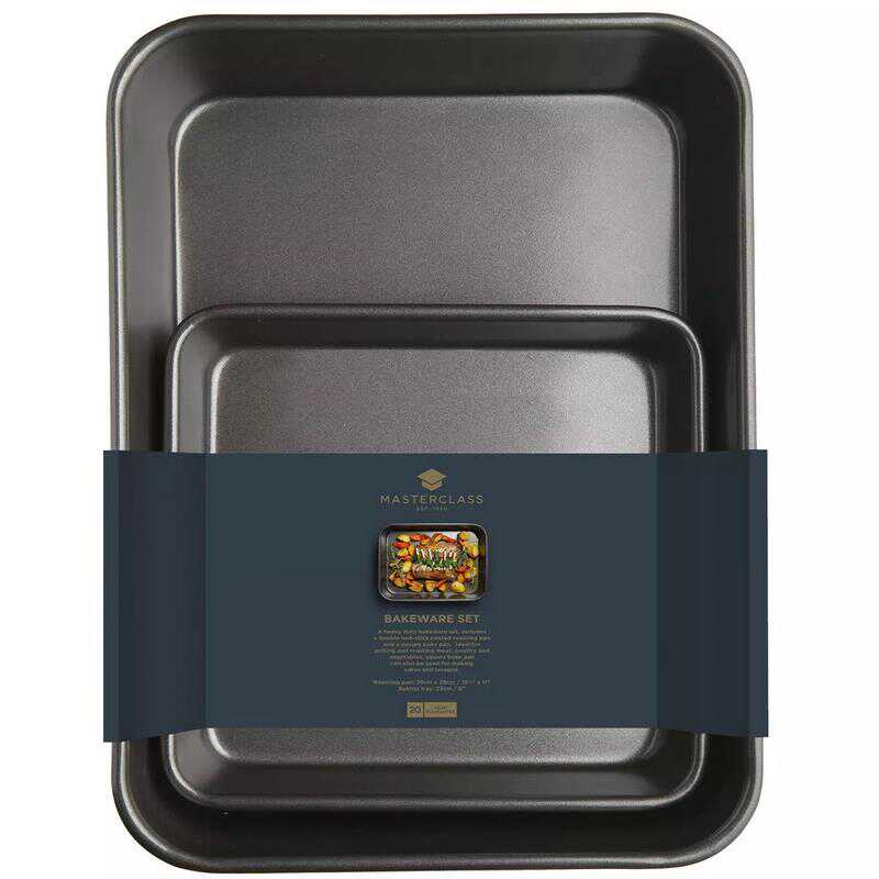 德国进口涂层大师级碳钢家用饼干面包烤盘食品收纳盆烤肉烤鱼盆 灰色14寸