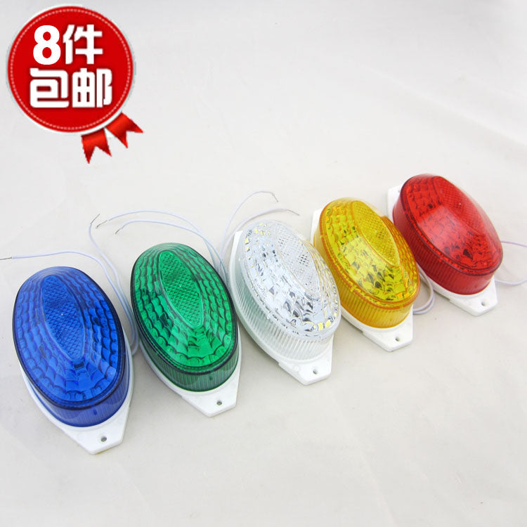 户外防水LED频闪灯广告招牌门头KTV舞台闪光灯爆闪灯220V室外 新款LED白色