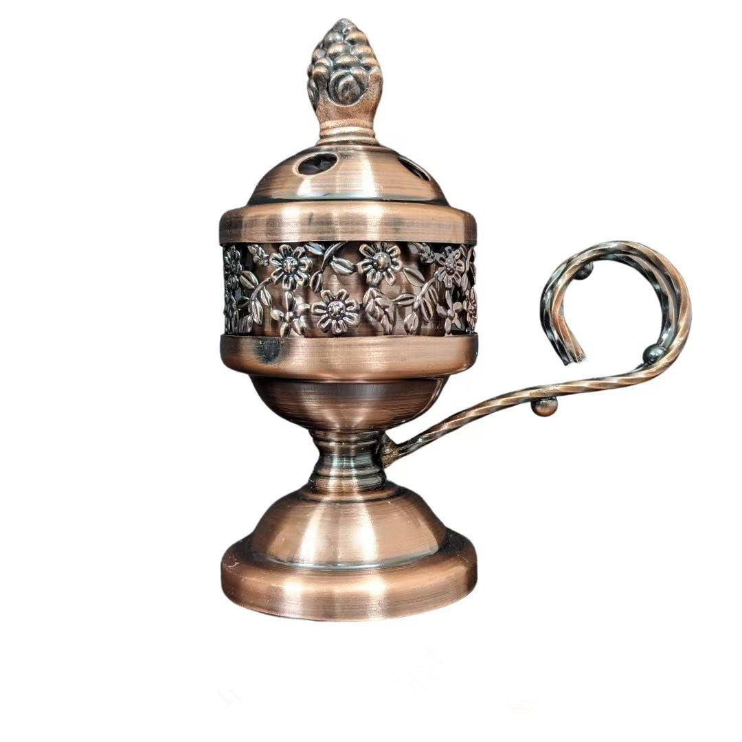 中东阿拉伯香炉带手柄炭炉arabic incense burner