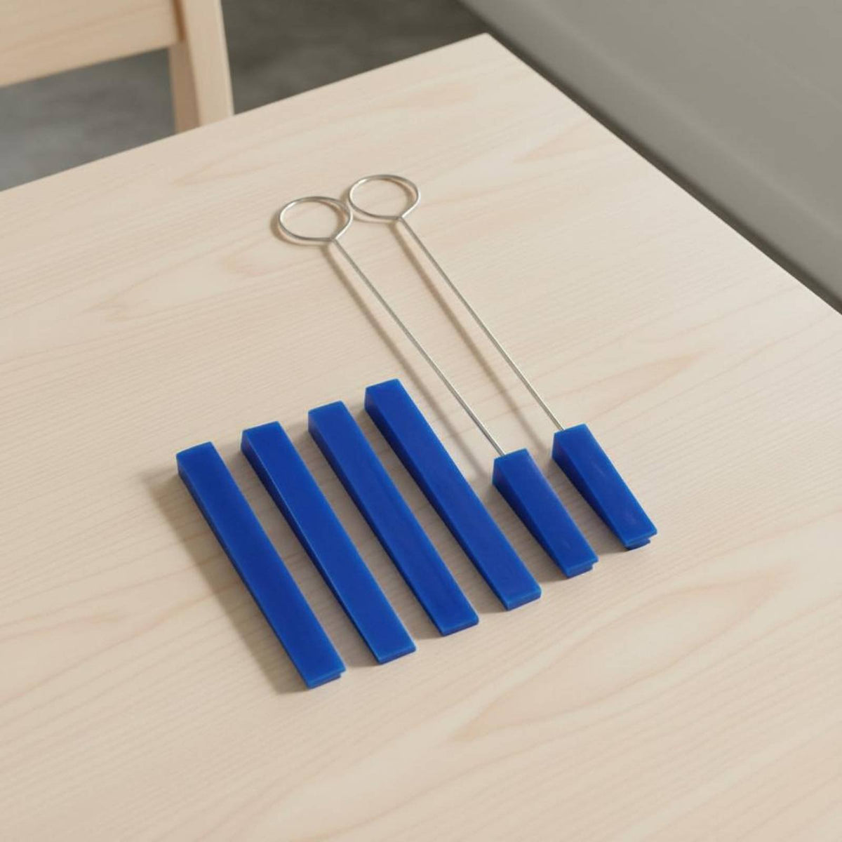 6 Pieces Piano Tuning Hammer and Mute Kit Felt Temperament Strip for Beginners
