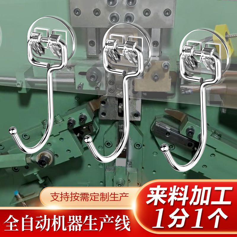凯旺不锈钢挂钩粘钩强力大号门后挂衣钩厨房挂勾卫生间大号挂钩