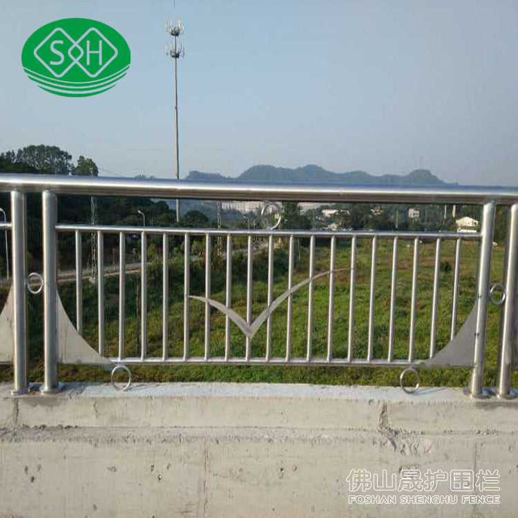 Bridge River Guardrail 304 Stainless Steel Composite Pipe Fence Landscape Handrail Anti-collision Barrier Protective Railing