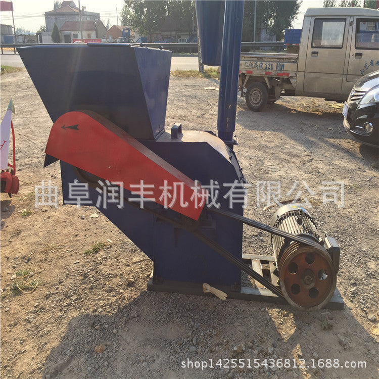 Automatic Feeding Forage Crusher for Fresh Straw and Hay, Large-Scale Rice Straw Shredder