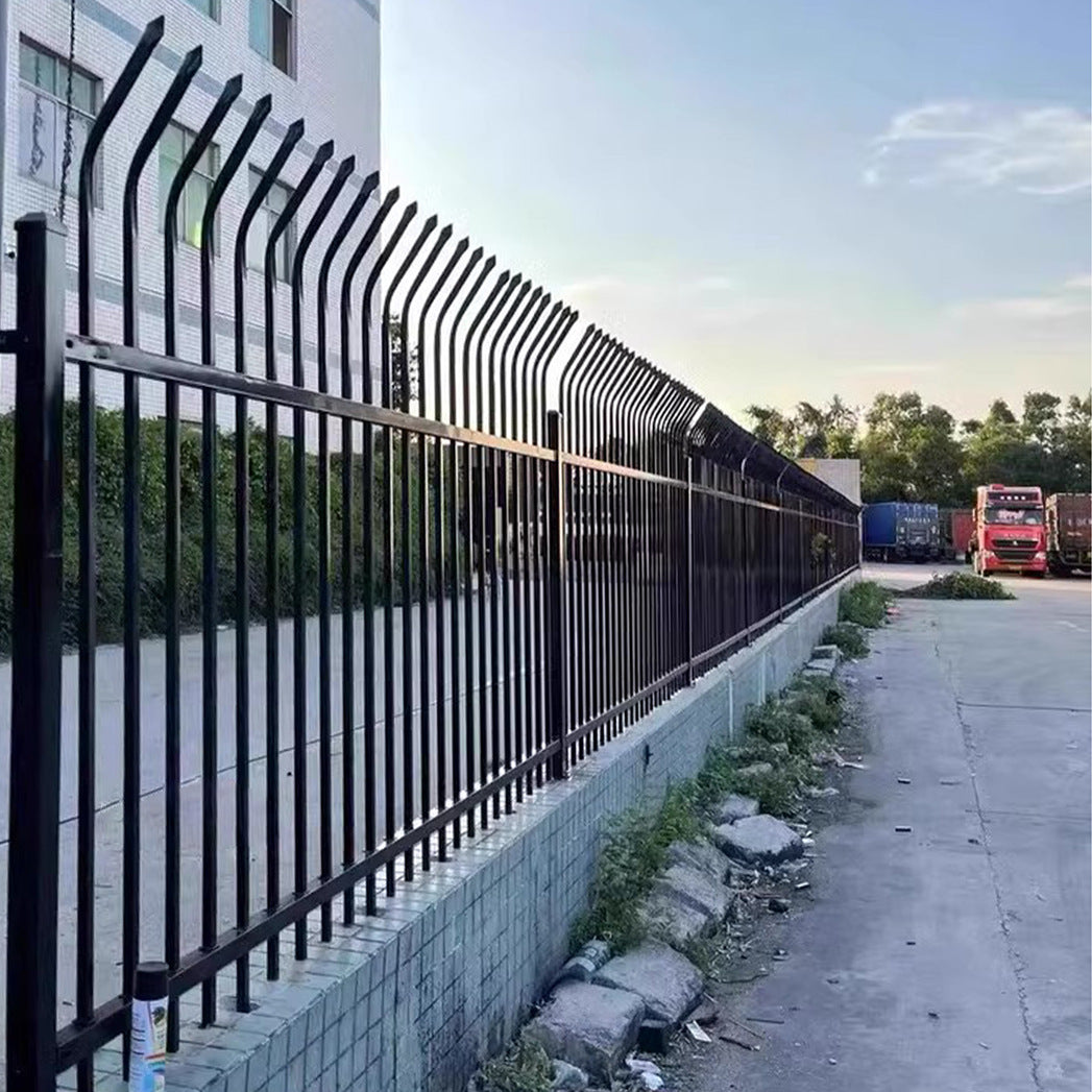 Zinc Steel Fence for Schools, Communities, Courtyards, Villas, Factories, and Construction Sites - Iron Railing