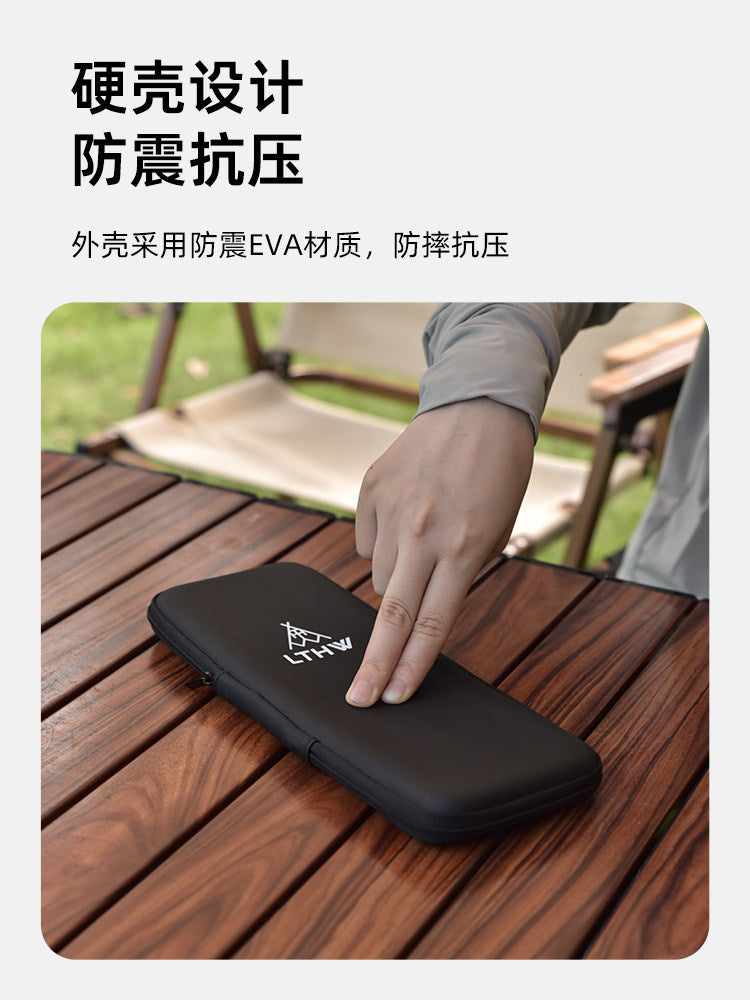 LTHW旅腾户外炉具挡风板EVA固定捆绑带收纳包便携炉头遮风板盒子