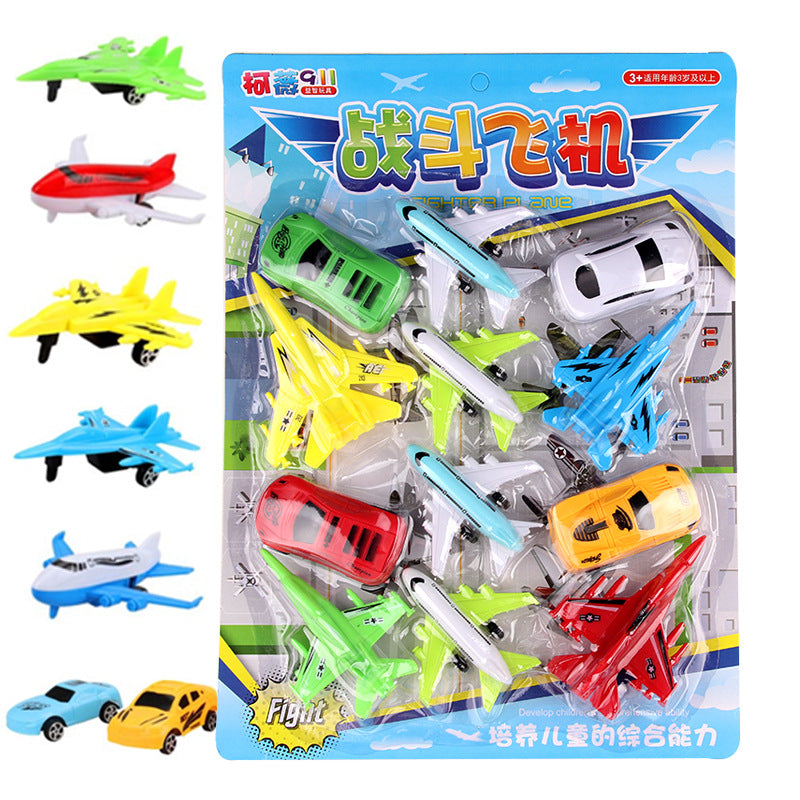 Kids Simulation Pull-Back Racing Car Set, Baby Toy Cars, City Vehicle Playset