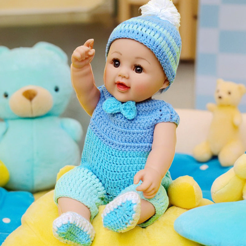 48cm Doll Knitted Sweater Set for 18-inch Reborn Baby Simulation Doll Clothes Accessories