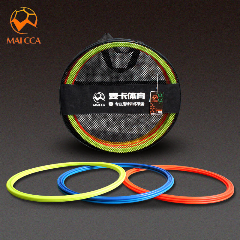Football Training Agility Rings Set - Speed and Agility Training Equipment for Soccer Drills