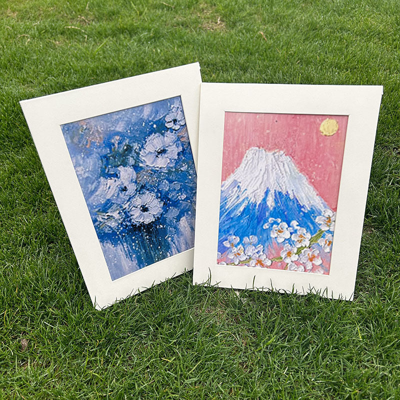 10-Pack A3 A4 Cardboard Picture Frames for Kids' Art, 8K 4K Thick Cardstock Photo Frames