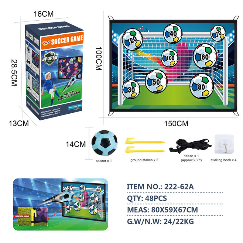 Indoor Foldable Dart Board Game Set with Magic Sticky Balls for Kids, Interactive Sports Toy for Boys