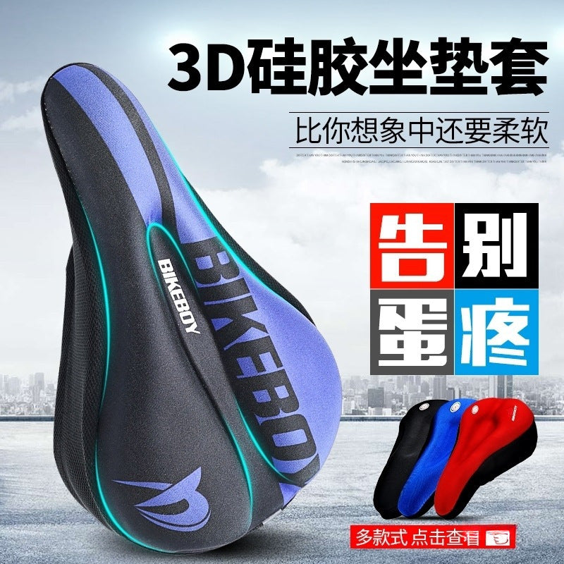 Mountain Bike Seat Cover Road Bicycle Saddle Cushion Summer Breathable Soft Cycling Gear Silicone Seat Post Free Shipping Wholesale