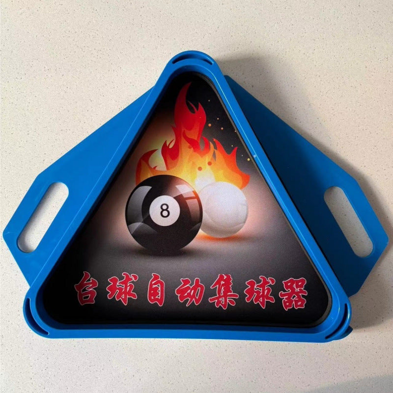 Billiard Pool Table Triangle Tray Chinese Universal Ball Collector Rack Accessories Automatic Triangle Rack Ball Receiver
