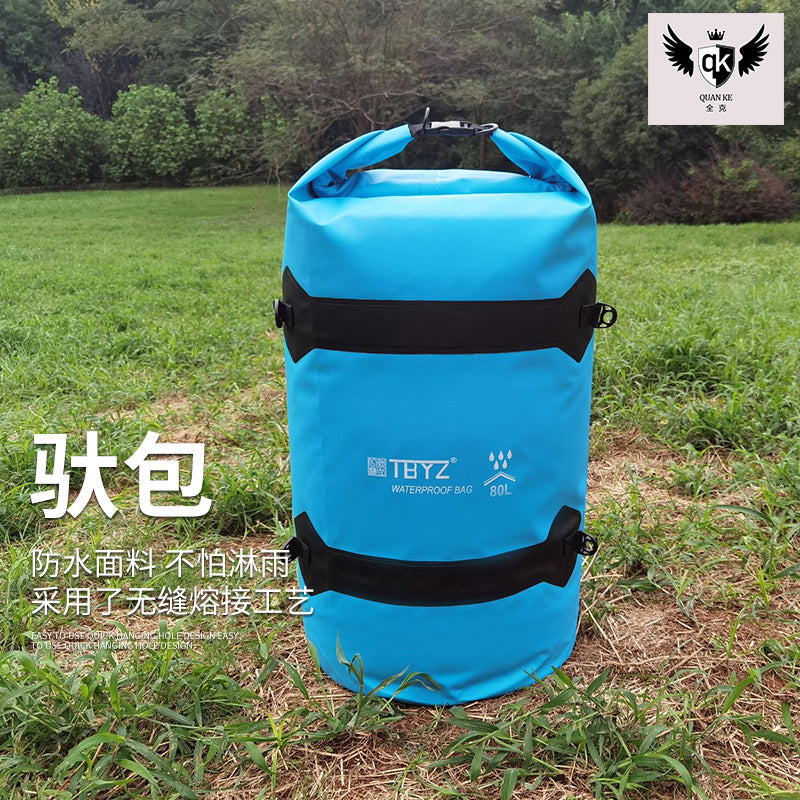 Motorcycle Tail Bag Waterproof Outdoor Camping Hiking Rear Seat Bike Bag Large Capacity Backpack