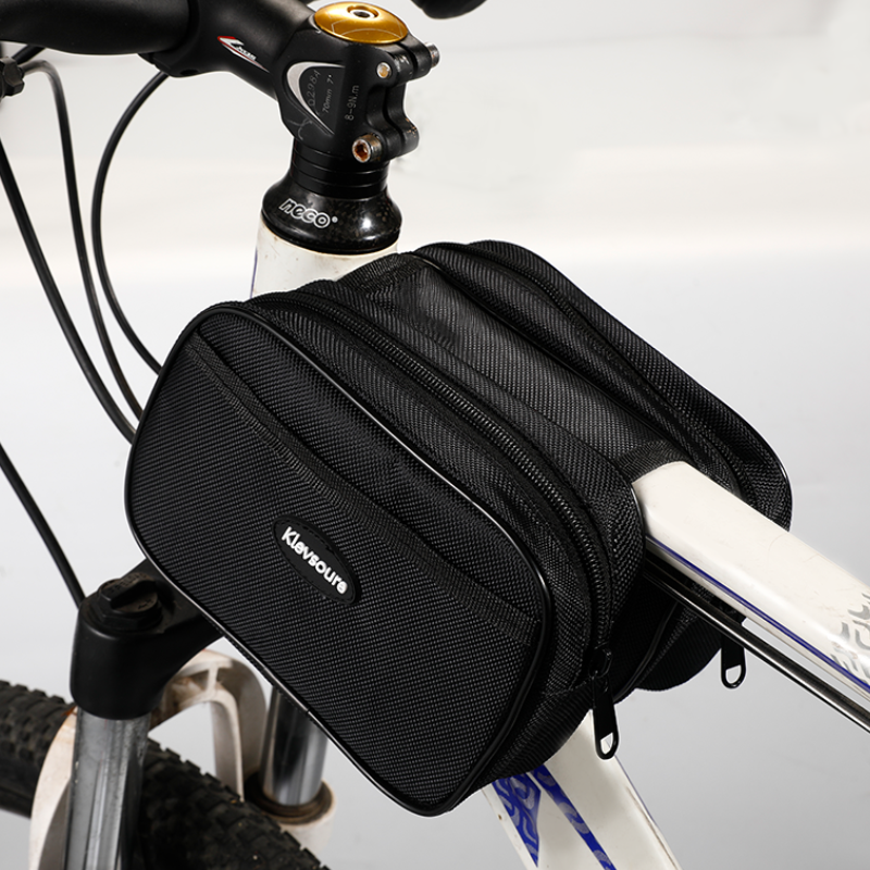 Bicycle Top Tube Bag Mountain Bike Universal Water-Resistant Wear-Resistant Large Capacity Frame Bag Road Bike Cycling Saddle Bag
