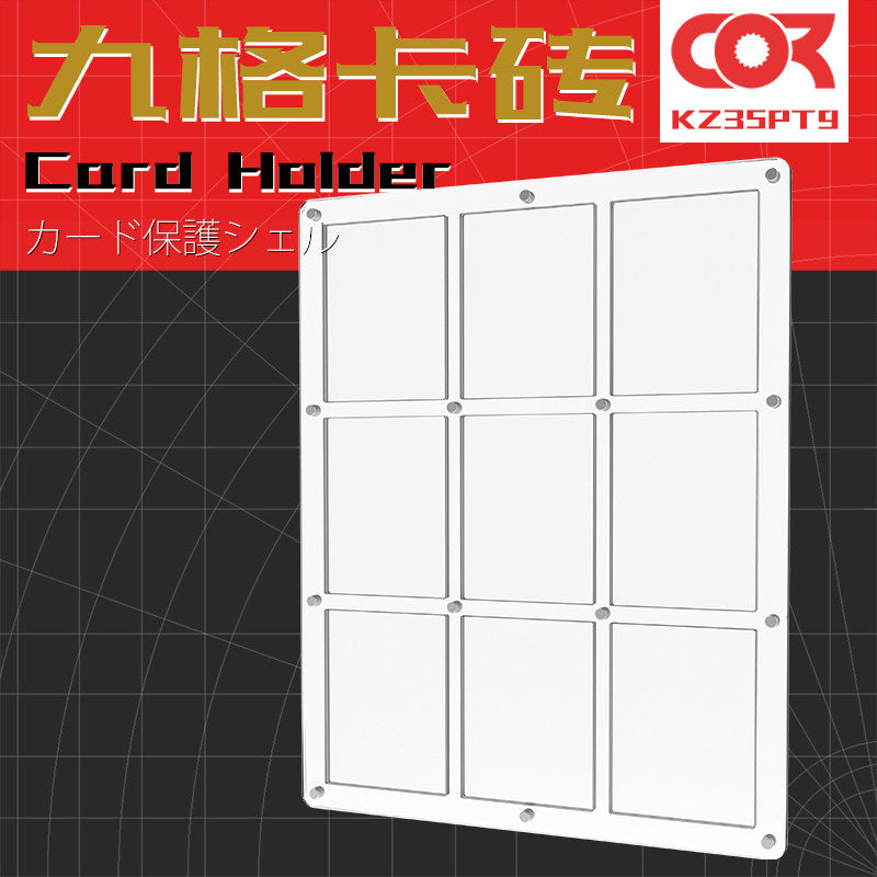 Magnetic Card Holder for Trading Cards - 35PT to 130PT Display Case - 9-Grid and 5-Grid Options