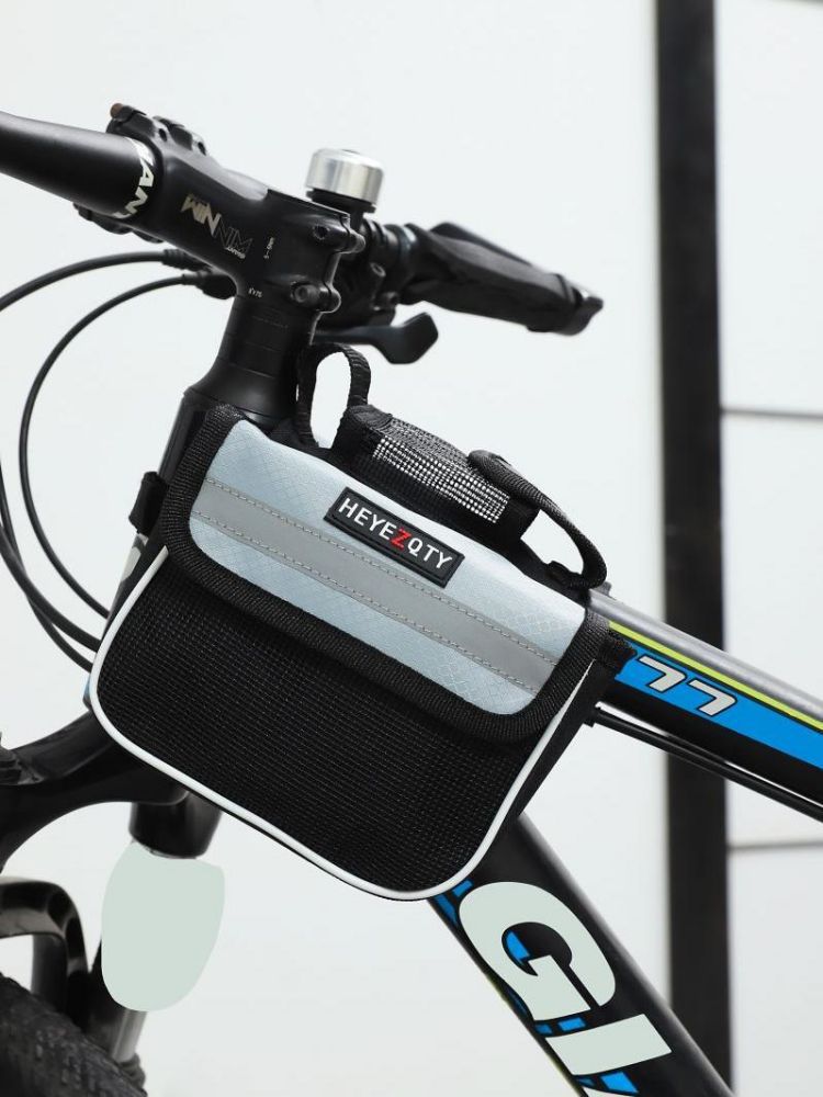 Bicycle Front Beam Bag Mountain Bike Top Tube Saddle Bag Cycling Phone Pouch
