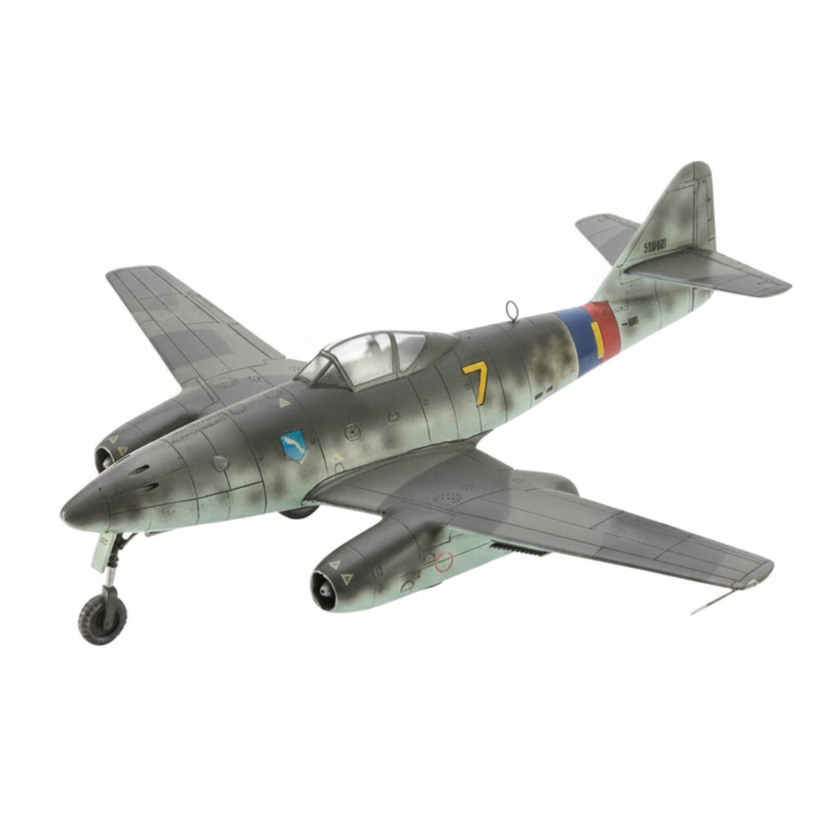 Historic German Jet Me 262A-1a Model Kit Historic German Jet Me 262 Model Kit Highly Detailed Toy for Hobbyists, Collectors, Display