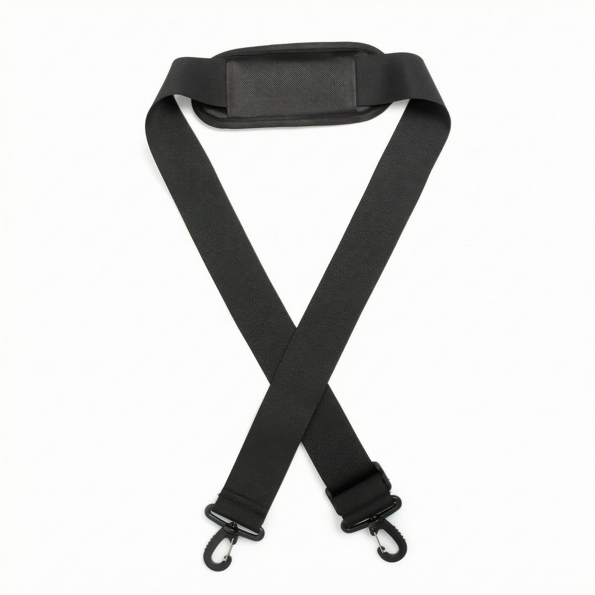 Wide Padded Shoulder Strap Nylon Strap Material Shoulder Strap Black